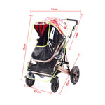 Stroller Rain Cover Transparent EVA 95x51cm