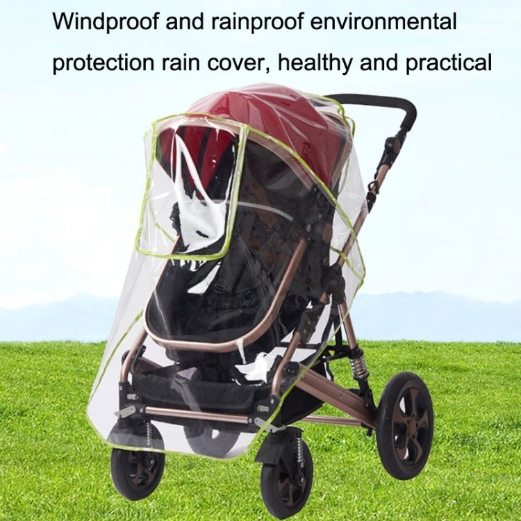 Stroller Rain Cover Transparent EVA 95x51cm