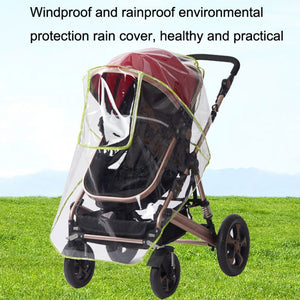 Stroller Rain Cover Transparent EVA 95x51cm