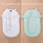 Newborn Baby Nest Cushion Sky Silk Green