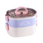 Stainless Steel Lunch Box 1.2L Purple