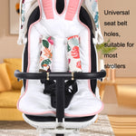 Baby Stroller Cushion Pad Pink Rabbit Ears