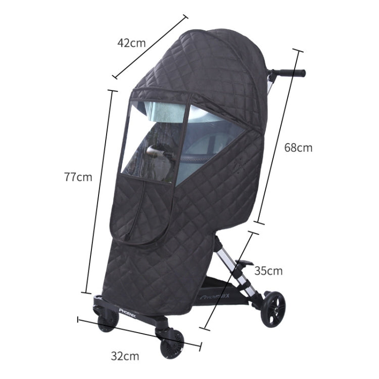 Universal Stroller Windshield Rain Cover 