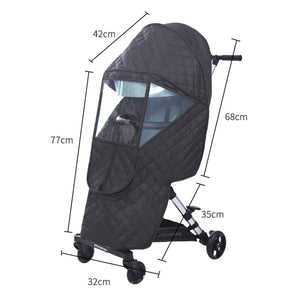Universal Stroller Windshield Rain Cover 