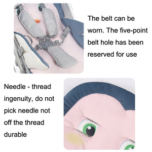 Pink Piglet Baby Cushion 75x35cm – Soft & Non-Slip Pad