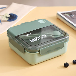 Compartment Lunch Box Green 1L – BPA-Free