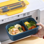 Compartment Lunch Box Green 1L – BPA-Free