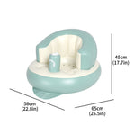 Inflatable Baby Chair Light Blue