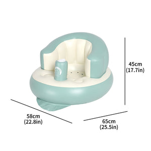 Inflatable Baby Chair Light Blue