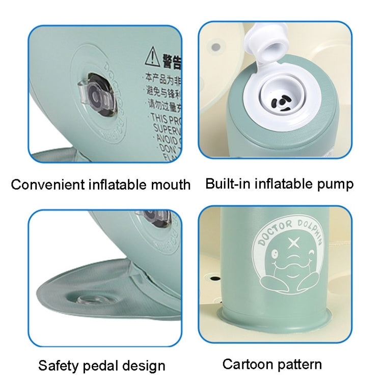 Inflatable Baby Chair Light Blue