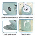 Inflatable Baby Chair Light Blue