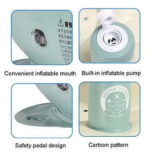 Inflatable Baby Chair Light Blue