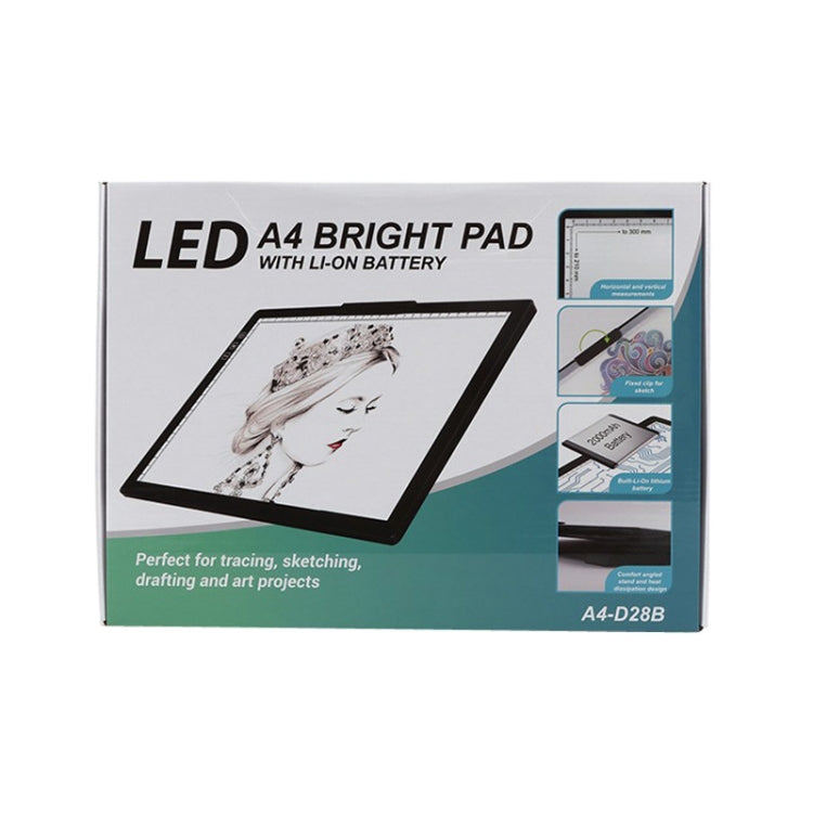 A4-D28B Rechargeable Drawing Board – 32 LEDs, EU Plug 