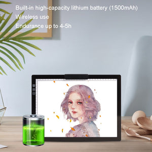 Rechargeable LED Copy Drawing Board – 1500mAh, AU Plug 