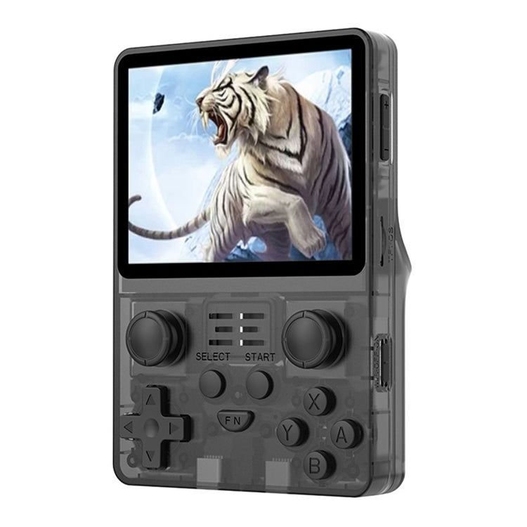 POWKIDDY RGB20S 3.5-Inch IPS Retro Handheld Game Console - 16GB + 32GB, 10,000+ Games, Open Source, Dual TF Card, WIFI Support (Black)