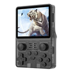 POWKIDDY RGB20S 3.5-Inch IPS Retro Handheld Game Console - 16GB + 32GB, 10,000+ Games, Open Source, Dual TF Card, WIFI Support (Black)