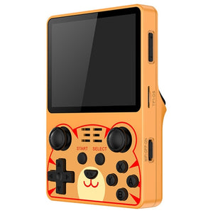 POWKIDDY RGB20S 3.5-Inch IPS Retro Handheld Game Console - 16GB + 32GB, 10,000+ Games, Open Source, Dual TF Card, WIFI Support (Black)