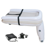 Gray Inflatable Baby Travel Bed