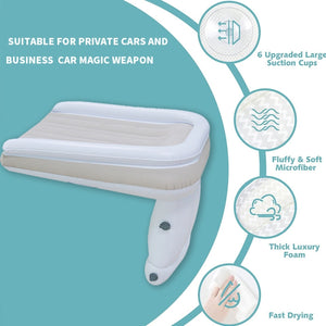Gray Outdoor Baby Inflatable Travel Bed 