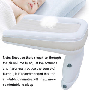 Gray Inflatable Baby Travel Bed 