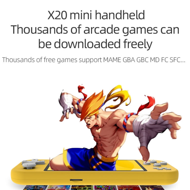 Street Fighter FC Handheld Console Blue