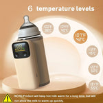 Fast 18W Wireless Baby Bottle Warmer – Portable