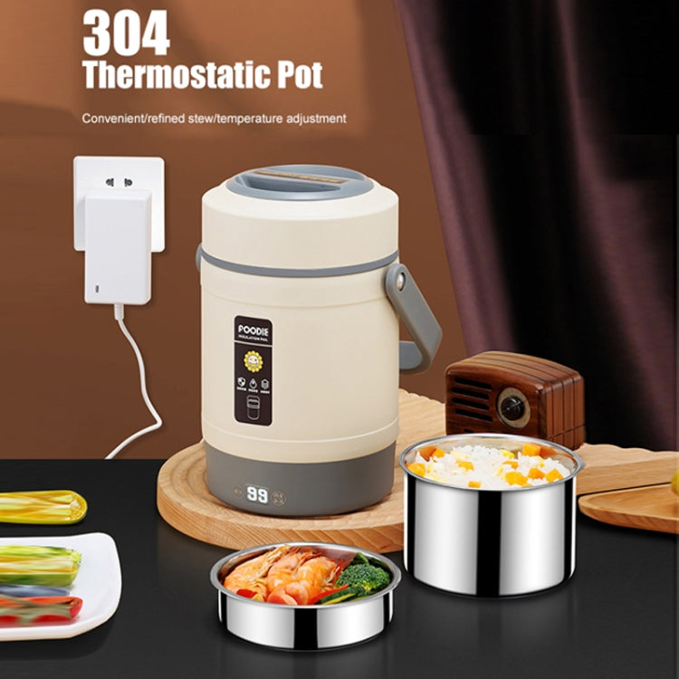 Electric Insulated Lunch Box 2.0L Beige