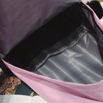Canvas School Backpack Pink 