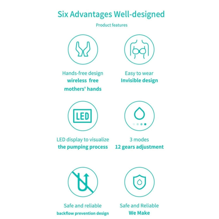 S21 Single Electric Wearable Breast Pump