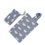 Breastfeeding Canopy Scarf with Bag - Cotton, Cloud Print 
