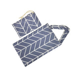 Breastfeeding Canopy Scarf with Bag - Cotton, Grey Geometry Print