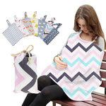 Breastfeeding Canopy Scarf with Bag - Cotton, Imperial Crown 