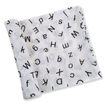 Cartoon Baby Soft Gauze Quilt Swaddle Cotton Bath Towel – Letter ABC Design