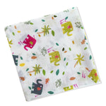 Cartoon Baby Soft Gauze Quilt Swaddle Cotton Bath Towel - Yellow Elephant Design (117 x 117 cm)