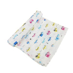 Cartoon Baby Soft Gauze Quilt Swaddle Cotton Bath Towel – Car Design