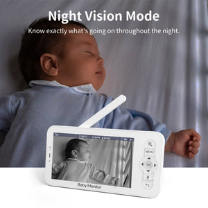 5-Inch HD WiFi Baby Monitor 