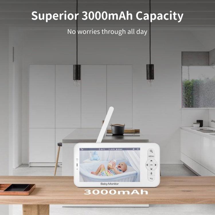 5-Inch HD WiFi Baby Monitor 
