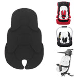 Baby Stroller Cushion Black 58x38cm - 2-Sided