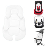 Baby Stroller Cushion White 58x38cm - 2-Sided