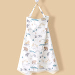 Nursing Cape & Stroller Net Panda and Elephant