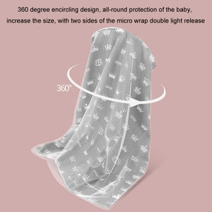 Nursing Cape & Stroller Net Panda and Elephant