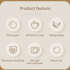 Thermostatic Glass Cup Heating Pad 