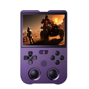 AMPOWN XU10 Handheld Game Console 3.5-Inch IPS Screen Linux System 256GB (Purple)