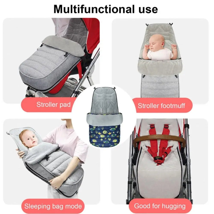 Baby Stroller Sleeping Bag 4-in-1 Underwater World