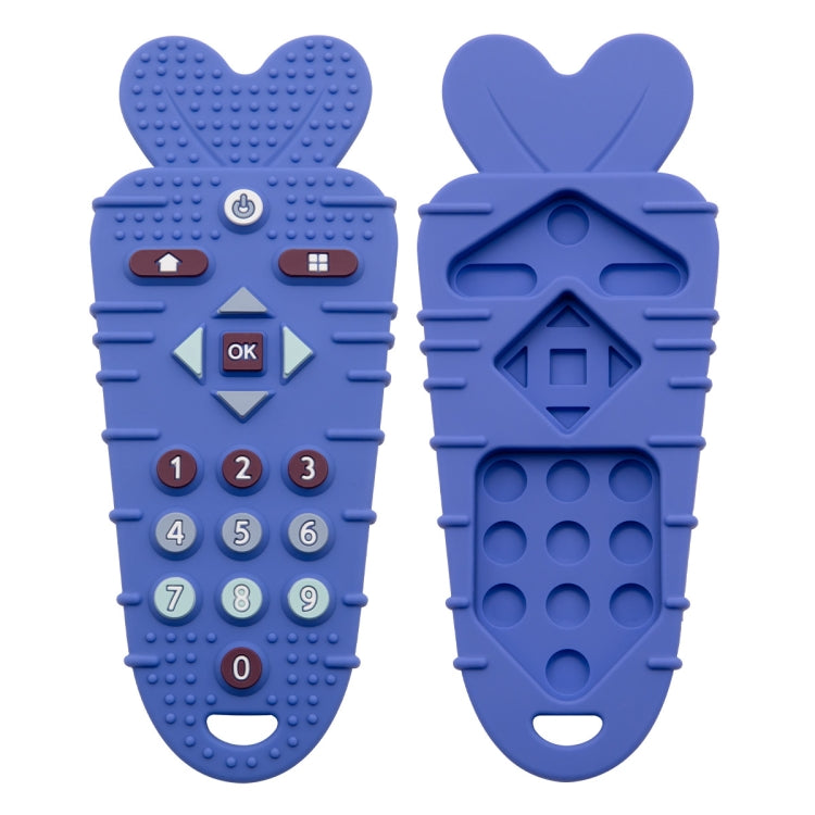 Silicone Baby Teether Stick Royal Blue