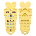 Silicone Baby Teether Stick Yellow 