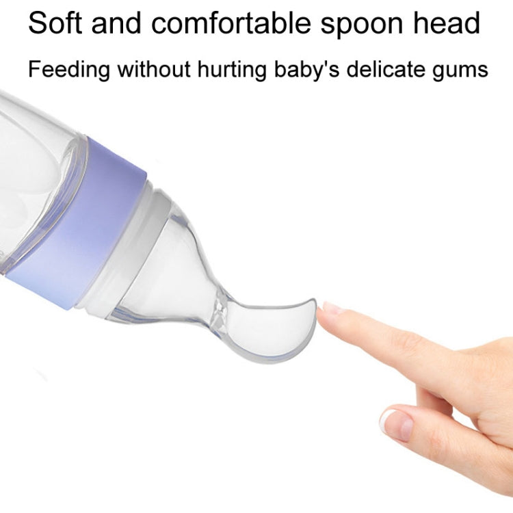 Baby Silicone Feeding Spoon Bottle Feeder Green