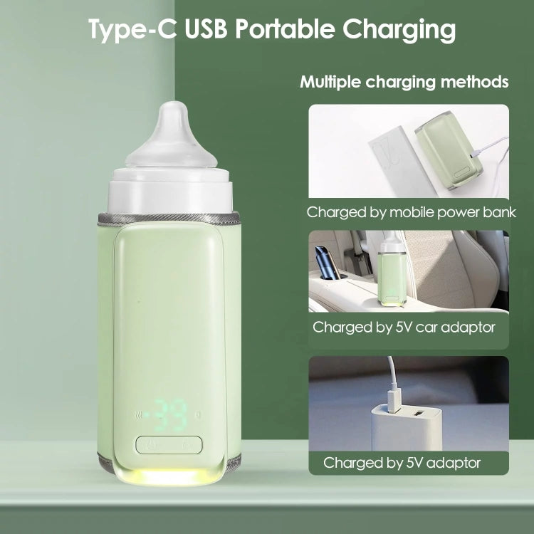 Baby Bottle Warmer Wireless 18W –  Grey 