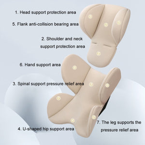 Infant Seat Cushion Grey 47x35cm – Ergonomic