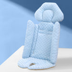 Baby Stroller Cushion Blue – Soft Velvet
